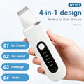 Canvora Ultraschall Skin Scrubber in Weiß
