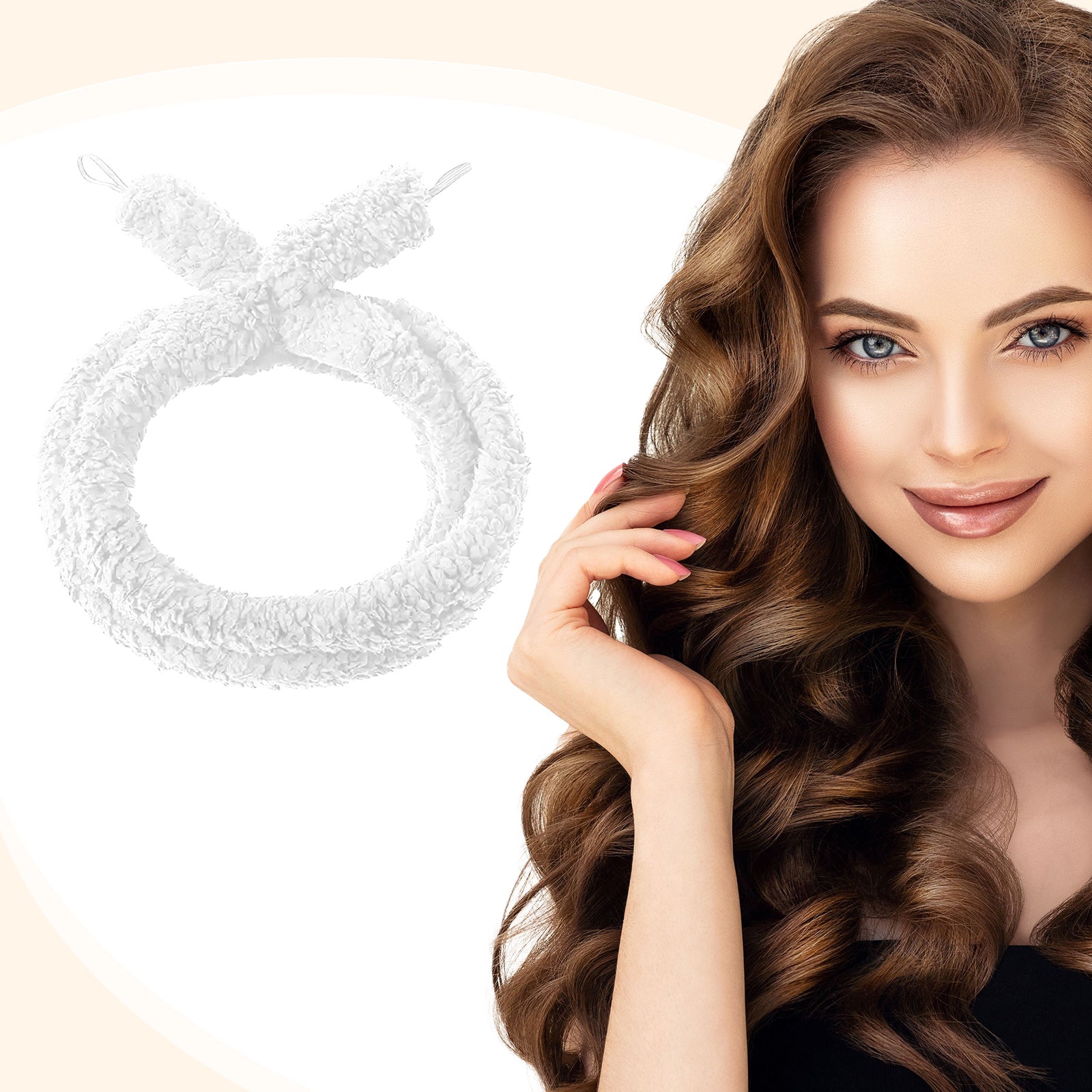 Heatless Curls Ergebnis